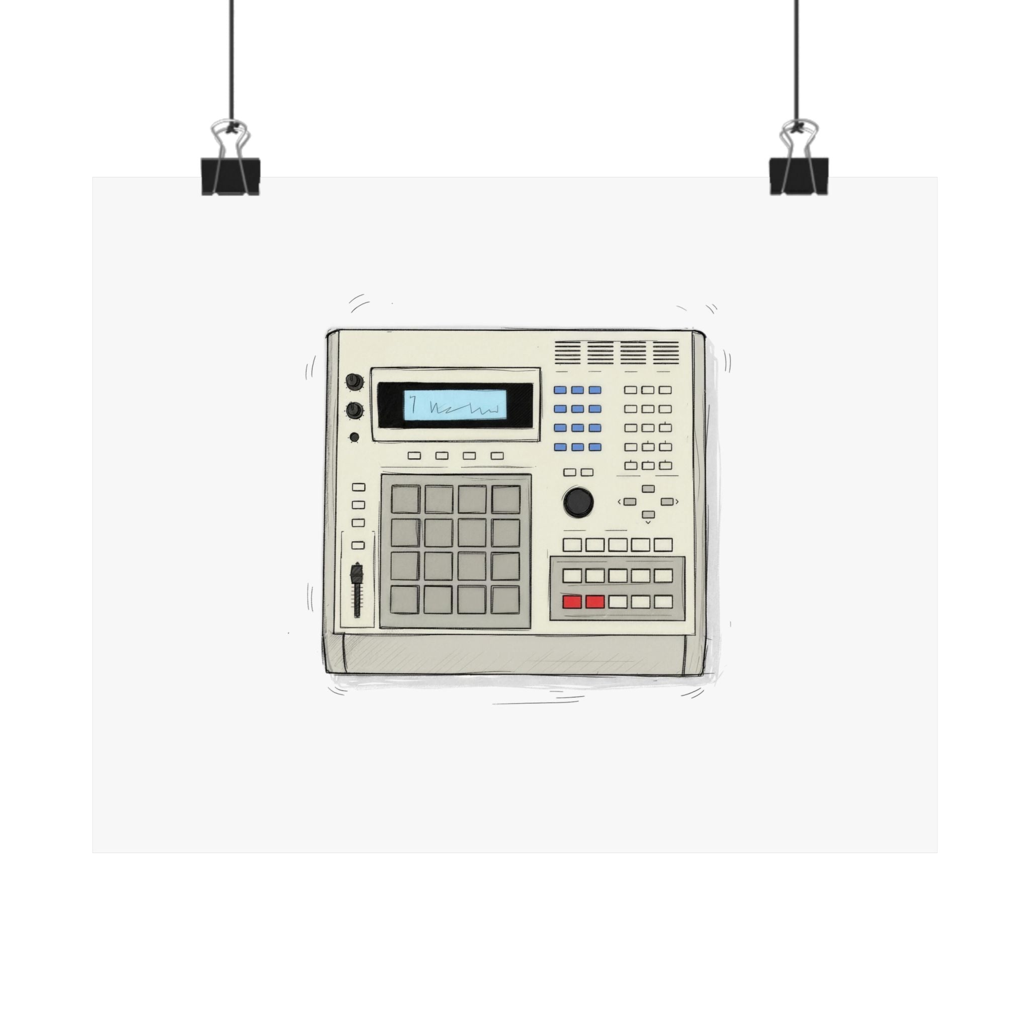 Vintage Drum Machine — Art Print