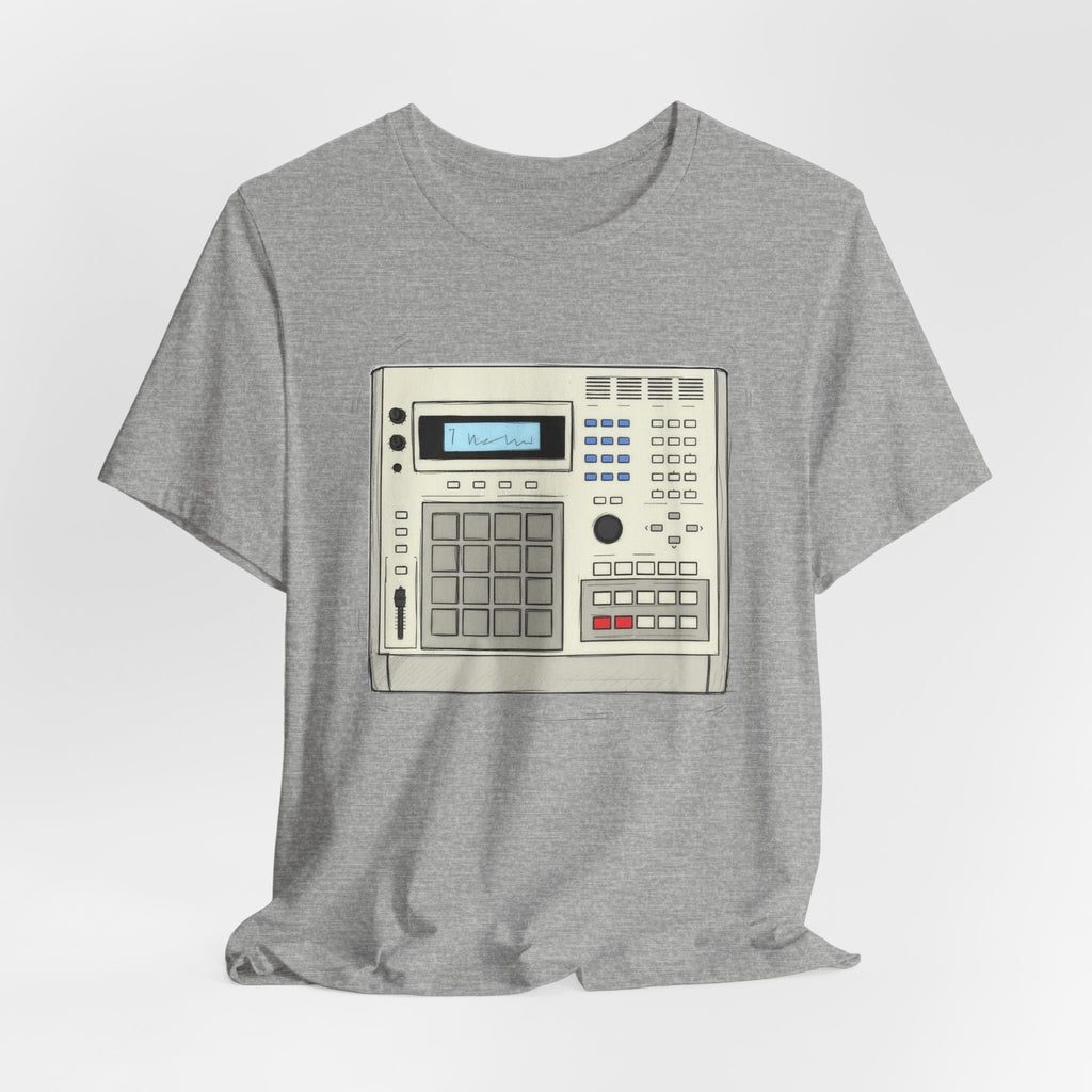 Vintage Drum Machine — Gray Tee