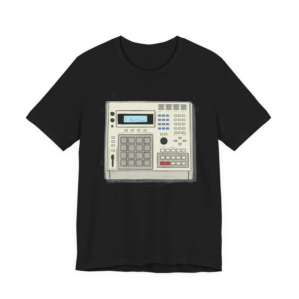 Vintage Drum Machine — Black Tee